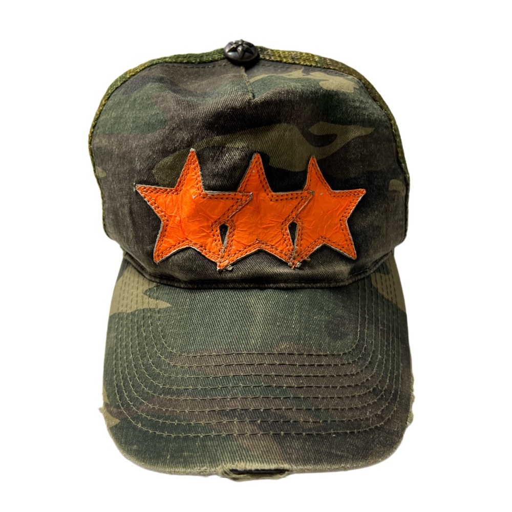Chrome Hearts Camo Star Hat